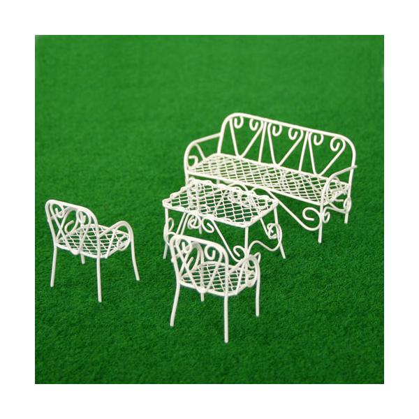 リトルガーデン　ガーデンベンチセット　LG-001まるで妖精たちの遊び場のようなジオラマガーデン