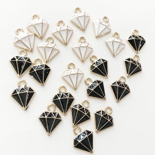 15mm ダイヤ 宝石 パーツ ハンドメイド アクセサリー : LeaMalapua