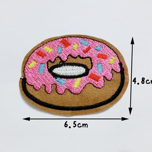 ドーナツ ワッペン 刺繍 アップリケ ミシン手芸 : LeaMalapua - 通販