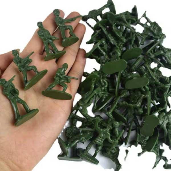 ソルジャー100体セット グリーンアーミーメン ソルジャーセット