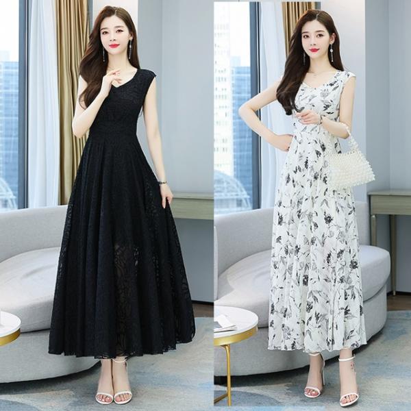 ワンピース 大きいサイズ 3L 4L 5L きれいめ 黒 Vネック 結婚式