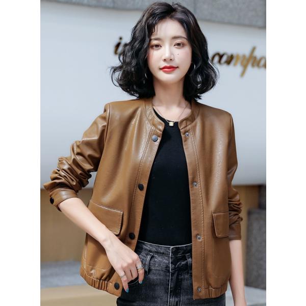 イエナ　ノーカラー　レザー　ジャケット 楽天市場】【10%offクーポン】レザージャケット レディース ノー