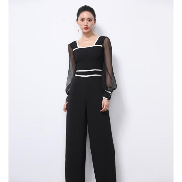 パンツドレス かっこいい オールインワン レディース パーティードレス