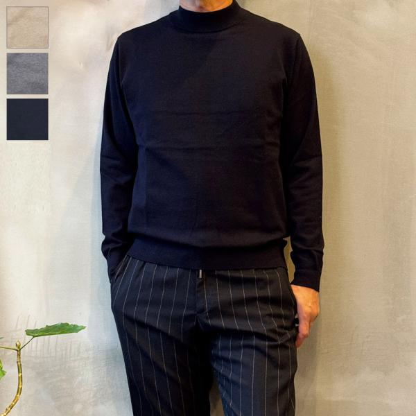 Harriss 【 SALE 30%OFF 】ハリス モックネック ニット プルオーバー 