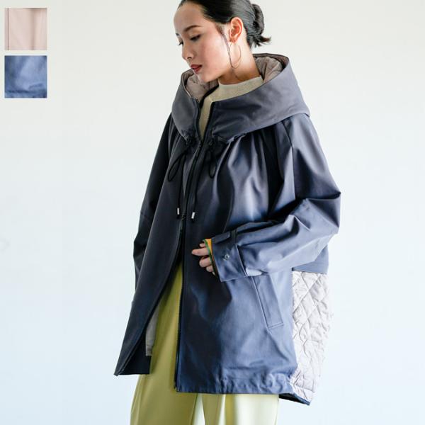 【極美品】ラリアムー　袖2way中綿コート 優待価格[Lallia Mu]2WAYリバーウールロングコート | KOBUNSHA