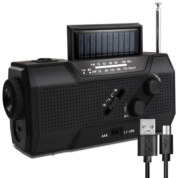 懐中電灯 ソーラー LED 手回し USB充電 スマホ充電 防災ラジオ 防災士監修】 防災ラジオ ラジオライト ソーラー多機能ラジオ