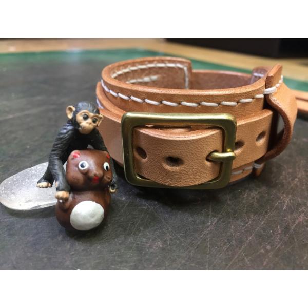 GRANDZERO  バングル（シングル）　オリジナル栃木レザー使用