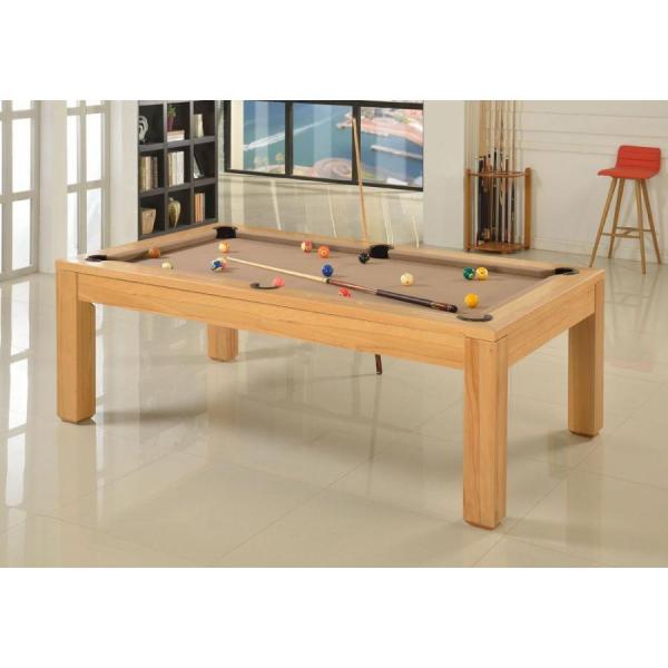 素材：ソリッドヨーロッパブナ仕上げ：ハニーピアノ　　ニス塗りスレート（石板）：厚さ35mmラバークッション：VYLINポケット：ハンドツールドコードバンレザー【サイズ】※数値は平均値でサイズにより多少異なります。7フィート外径 233x12...