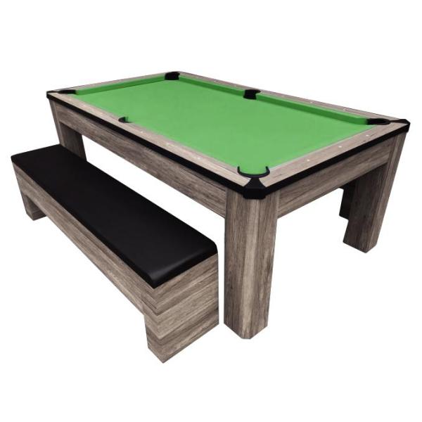 ビリヤードテーブル、ダイニングテーブル、卓球台、1台に3つの機能を備えたビリヤードテーブル。ビリヤードで遊ばない時は天板を乗せて事務机/食卓用テーブルに早変わり。自宅、オフィス、集会場、レクリエーション施設に1台あると便利なおすすめ商品です...