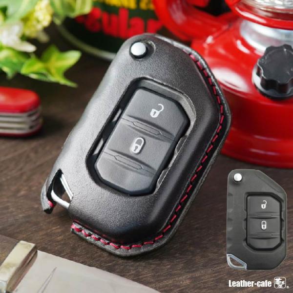 スマートキーケース ジープ ラングラー JEEP グラディエーター キーケース スマートキー キーカバー 革 レザー 日本製 メンズ おしゃれ 名入れ 窓付き