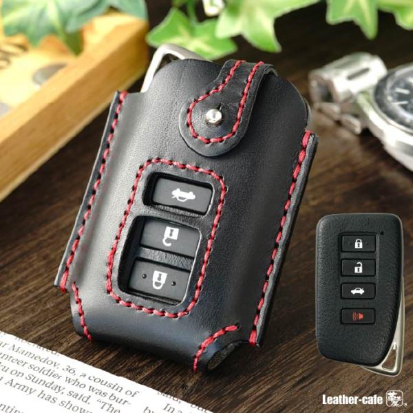 スマートキーケース LX NX RX RC IS GS レクサス キーケース キーカバー 革 レザー 日本製 ブランド メンズ おしゃれ 名入れ 窓付き
