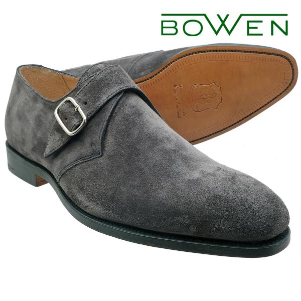 在庫限りセール Bowen ボーウェン 英国製 Monkton メンズ ビジネスシューズ モンクストラップ モンクトン グレースエード 紳士靴 革靴 本革 靴 Bowen Monkton Grey レザーラウンドアバウト 通販 Yahoo ショッピング