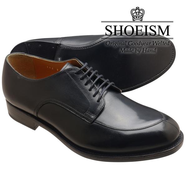 Shoeism シューイズム 112 Vチップ スプリットトゥ ブラック 紳士靴 革靴 本革 靴 Shoeism 112 B レザーラウンドアバウト 通販 Yahoo ショッピング
