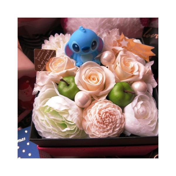 誕生日プレゼント スティッチ マスコット入り 花 箱開けてスマイル ボックス入り 白バラ入り プリザーブドフラワー入りギフト Buyee Buyee 日本の通販商品 オークションの代理入札 代理購入