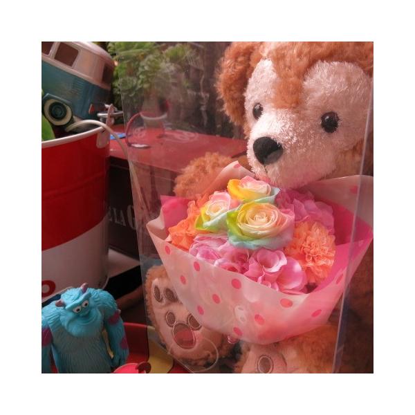 ディズニー 電報 ダッフィー ぬいぐるみ ケース付き プリザーブドフラワー レインボーローズ 花束 20 30 Buyee Buyee 日本の通販商品 オークションの代理入札 代理購入