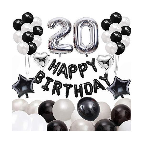 Anglam 60枚 男の子 歳 誕生日 飾り付け セット 数字バルーン 組み合わせ Happy Birthday バナー ブラック シルバー 風船 誕生日 デコレーション Buyee Buyee Japanischer Proxy Service Kaufen Sie Aus Japan