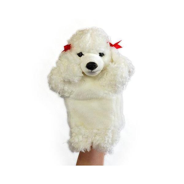 犬のぬいぐるみ プードル 白 パペットぬいぐるみ ぢぇねりっくん Fromイギリス Buyee 日本代购平台 产品购物网站大全 Buyee一站式代购 Bot Online