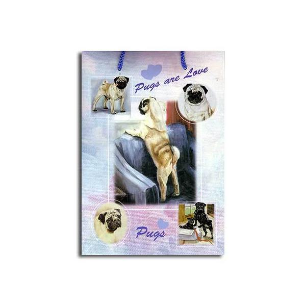 ギフトバッグ　大犬種も豊富なギフトバッグです。紙質もしっかりしているので、贈り物などを入れると嬉しさ倍増♪喜ばれること請合いです！大事な方へのプレゼントにお使い下さい☆もちろんグッズマニアのコレクション・アイテムとしてもお奨めです。サイズ：...