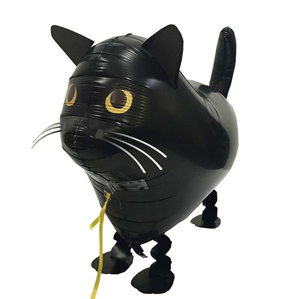 ヘリウムガス入り バルーン お散歩 黒猫 バルーン ネコ おもちゃ さんぽ ハロウィン 誕生日 ギフト プレゼント 男の子 女の子 おしゃれ かわいい Sag043 Lechien 通販 Yahoo ショッピング