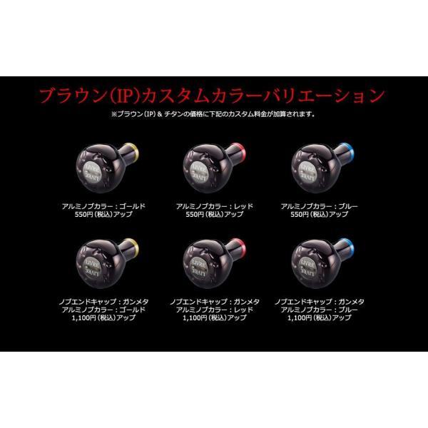 EF30 Livre ハンドルノブ 1個 ブラウンIP チタン LIVRE ハンドル EF30 Livre ハンドルノブ 1個 ブラウンIP チタン LIVRE ハンドル