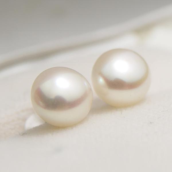 凛とした別格の輝きを持つ 9mm 淡水真珠 ピアス イヤリング ルコリエおすすめのお試し大粒ホワイト ルコリエyahoo 店 通販 Yahoo ショッピング