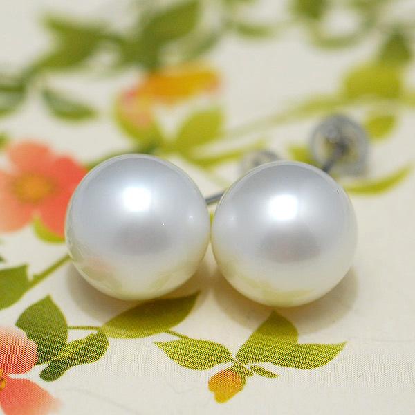 白蝶真珠 ラウンド 10mm ピアス イヤリング 一つは持っておきたい女性 