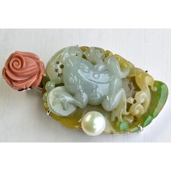 白蝶真珠蓮の花カービング＊ネックレストップ 残り1点訳あり》白蝶真珠 蓮の花カービング＊14kgf ネックレストップ