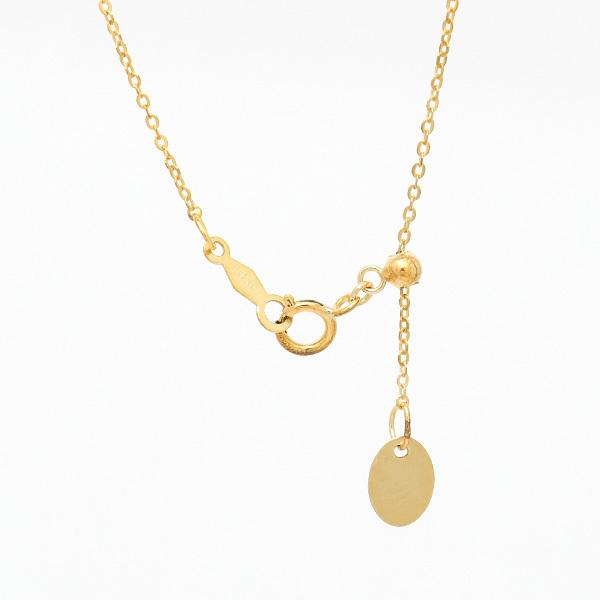 kamekoページ◇k14gf K14GF アズキ チェーン ネックレス 45cm スライド金具 14金