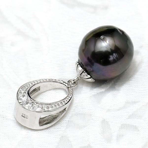 13mm 黒蝶真珠 ペンダントトップ キラキラ華やか シックでてりて 13mm 黒蝶真珠 ペンダントトップ キラキラ華やか シックでてりて