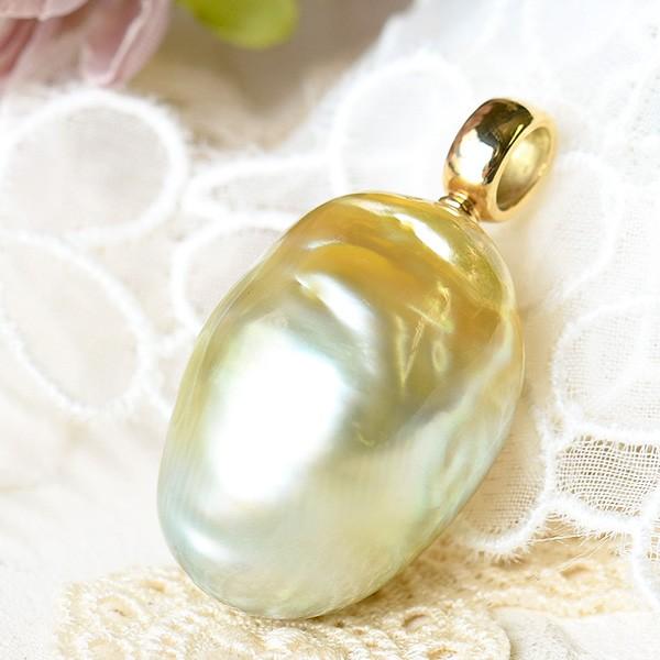 美品　jproducts バロックパール k18 ペンダントトップ yg k18 ペンダントトップ バロックパール