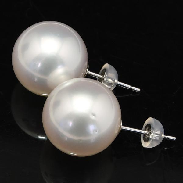 12mm 白蝶真珠 ピアス イヤリング 鑑別書付き K18 K14 SV925 12mm 白蝶真珠 ピアス イヤリング 鑑別書付き K18 K14 SV925