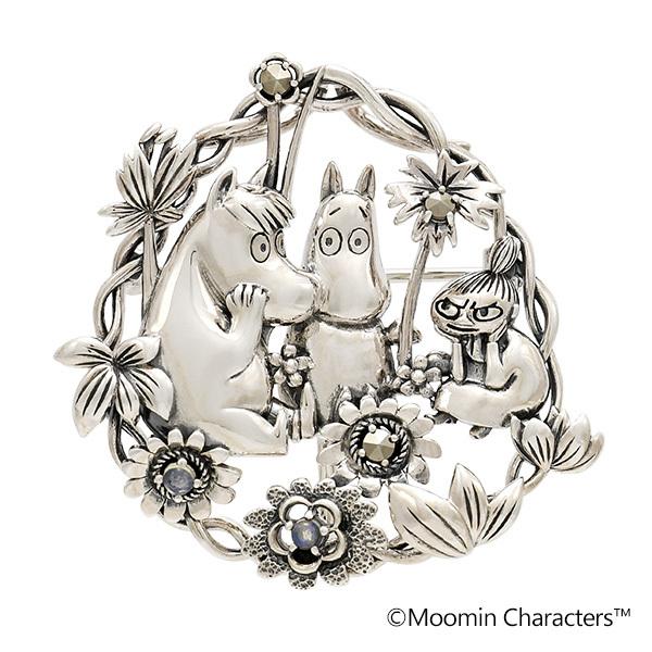 MOOMIN（ムーミン） 碌山 ムーミンと仲間たち ブローチペンダント 公式