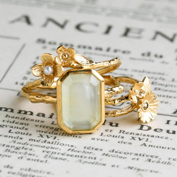 碌山 FATRAS Blossom スタック リング 3本組 RP 802R0104-GP