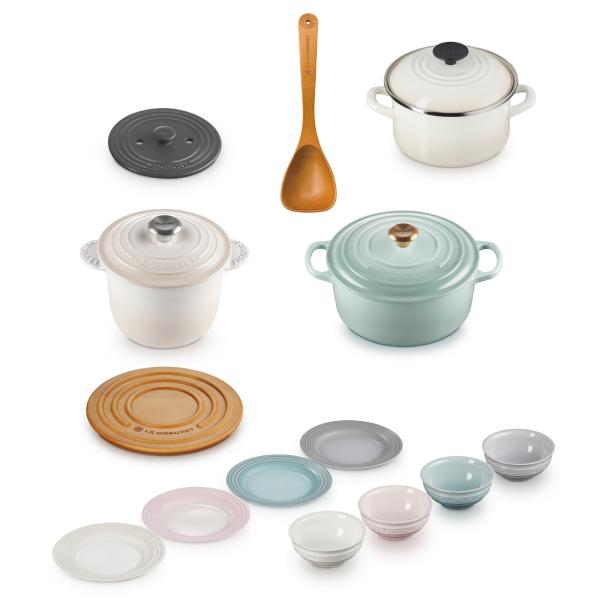 ル・クルーゼ　LECREUSET 両手鍋22cm 26cm 2個セット ル・クルーゼ LECREUSET 両手鍋22cm 26cm 2個セット | ヤマダウェブコム