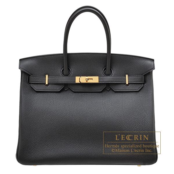 Birkin エルメス バーキン35 ブラック トゴ ゴールド金具 : エルメス 