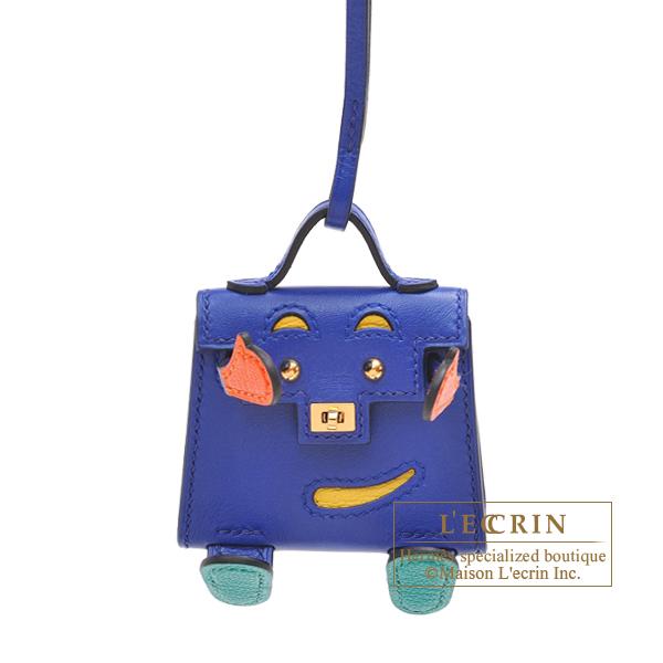 HERMES（エルメス） ケリードールチャーム ブルーエレクトリック/フー 