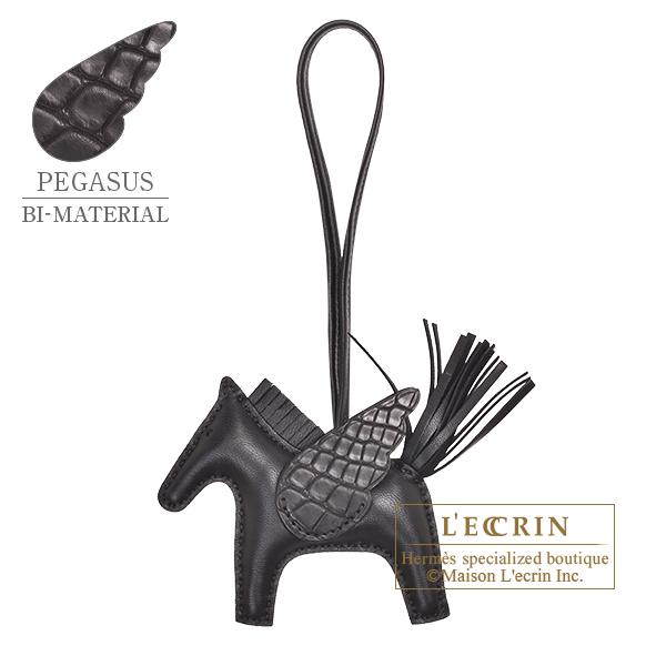HERMES（エルメス） ロデオチャームペガサスタッチPM ブラック