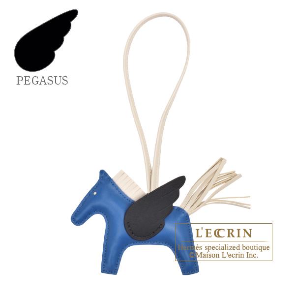 HERMES（エルメス） ロデオチャームペガサスPM ブルーフランス/クレ