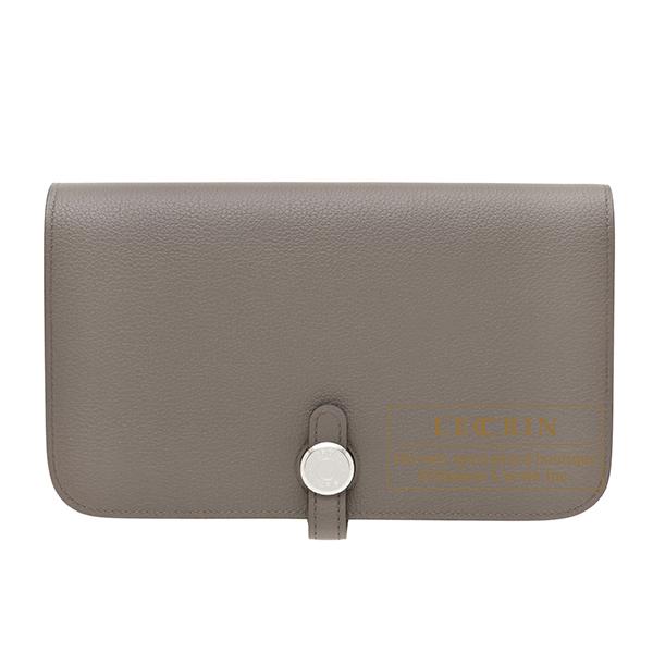 HERMES エルメス ドゴンGM エタン エバーカラー シルバー金具  