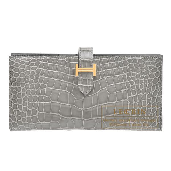 HERMES エルメス ベアンスフレ グリシマン クロコダイル アリゲーター  