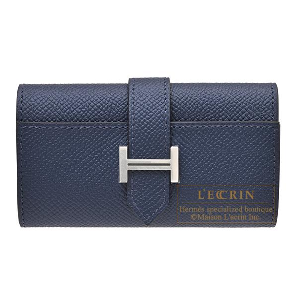 HERMES（エルメス） ベアンキーケース/4連 ブルーネイビー ヴォー