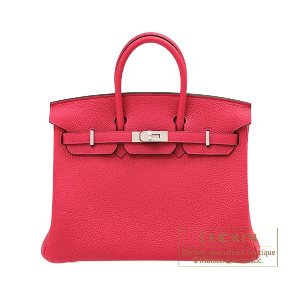 Birkin エルメス バーキン25 ローズメキシコ トゴ シルバー金具 
