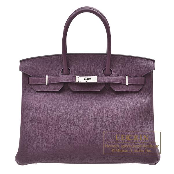 エルメス バーキン35 カシス トゴ シルバー金具 エルメス バーキン35 カシス トゴ シルバー金具