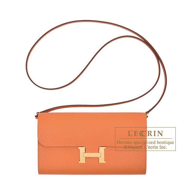 HERMES コンスタンス　オレンジ レザー ベルト　ゴールド金具 楽天市場】【中古】HERMESコンスタンス Hバックルレザーベルト