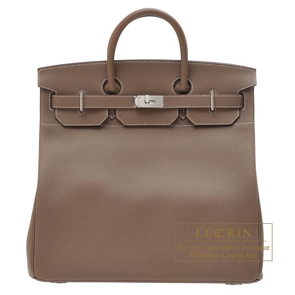 Birkin エルメス オータクロア40 エトゥープ トゴ シルバー金具 
