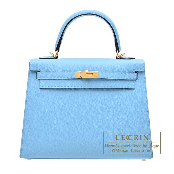 【ケリー金具で足元に品格】HERMES Jackson マリン×ノワール エルメス ケリーミニトリコロール/外縫い エトゥープ/アルザン