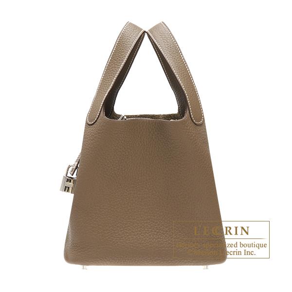 ★正規店購入 HERMES ピコタンロック PM エトゥープ HERMES エルメス ピコタンロックPM エトゥープ シルバー金具 U