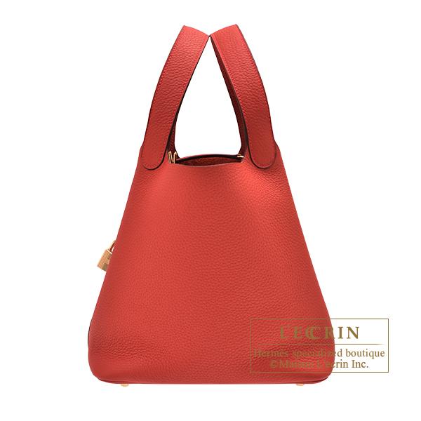 HERMES エルメス ピコタンロック22/MM ヴァーミリオン トリヨン  