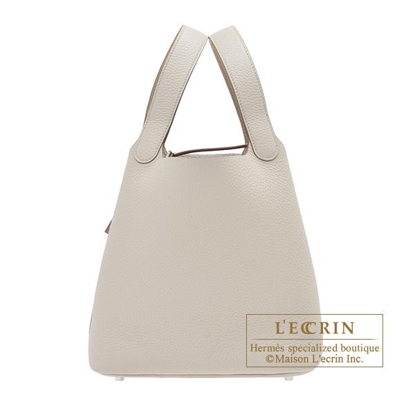 HERMES エルメス ピコタン22 MM トリヨンクレマンス グレージュ系 エルメス ピコタンロック22/MM ブルーグラシエ トリヨンクレマンス