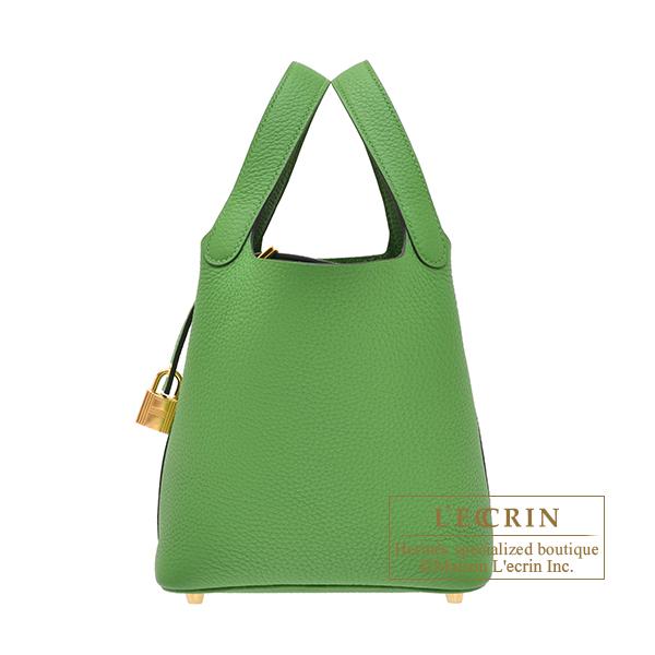HERMES エルメス ピコタンロック18/PM ヴェールユッカ トリヨン 